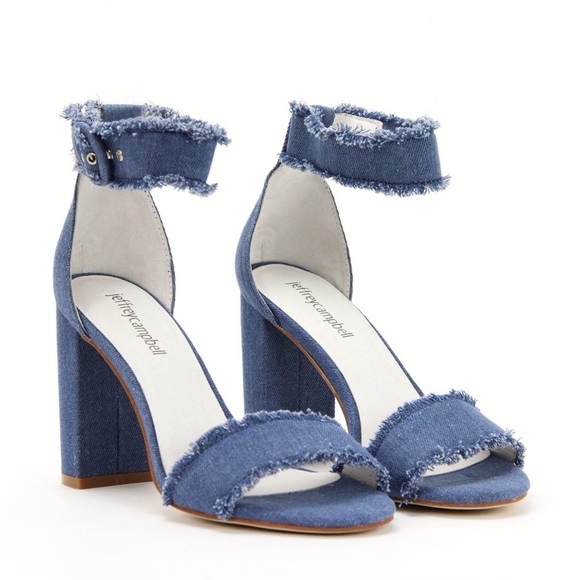 Jeffrey Campbell Shoes - Jeffrey Campbell Lindsay Denim Heels